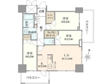 【埼玉県/さいたま市大宮区吉敷町】THE　OMIYA　TOWERS 間取り図