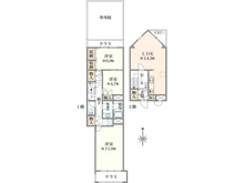 【東京都/練馬区中村南】ハイツ鷺宮 間取り図