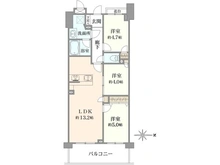 【東京都/練馬区貫井】クリオ中村橋弐番館 間取り図