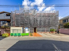 【東京都/練馬区中村南】ハイツ鷺宮 外観：大規模修繕工事実施中