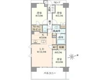 【東京都/西東京市東町】アンヴィーネ保谷 間取り図