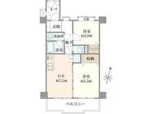 【東京都/練馬区中村北】メイゾン中村橋 間取り図