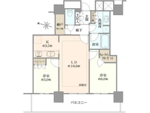 【東京都/練馬区中村北】プラウドタワー練馬 間取り図