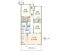 【東京都/練馬区中村】プレシス練馬中村橋 間取り図