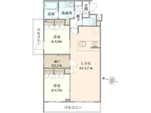 【東京都/練馬区豊玉北】アクサス東京ウエスト練馬 間取り図