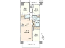 【東京都/練馬区貫井】プラウド練馬中村橋 ガーデンテラス 間取り図