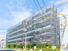 【東京都/練馬区田柄】プラウド光が丘ディアージュ 外観：大規模修繕工事中