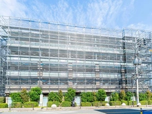 【東京都/練馬区田柄】プラウド光が丘ディアージュ 外観：大規模修繕工事中