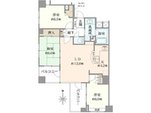 【東京都/小平市美園町】ライオンズグローベル小平ブランニューフォート 間取り図
