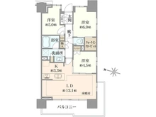 【東京都/練馬区練馬】パークホームズ練馬豊島園ステーションプレミア 間取り図