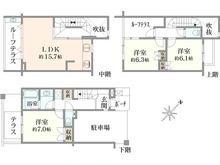 【東京都/西東京市ひばりが丘】クイーンズフィールドひばりが丘ガーデンテラス 間取り図