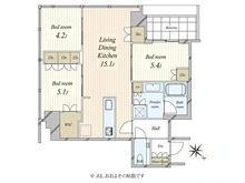 【東京都/渋谷区宇田川町】ラ・トゥール渋谷宇田川 間取り図