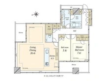 【東京都/港区浜松町】ワールドタワーレジデンス 間取り図