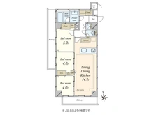 【東京都/目黒区下目黒】ハイホーム目黒 間取り図