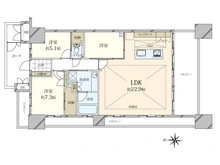【東京都/港区白金】プレイス白金ブライトレジデンス 間取り図