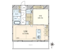 【東京都/港区芝】カテリーナ三田タワースイート イーストアーク 間取り図