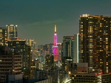 【東京都/港区港南】東京シーサウスブランファーレ 眺望：LDから（ズーム有）