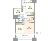【東京都/江東区豊洲】プライヴブルー東京 間取り図