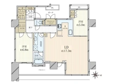 【東京都/港区港南】ワールドシティタワーズ アクアタワー 間取り図