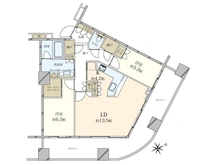 【東京都/品川区北品川】パークシティ大崎　ザ　レジデンス 間取り図