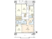 【千葉県/浦安市高洲】プラウド新浦安 間取り図
