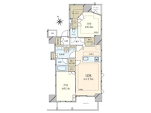 【東京都/港区三田】アトラス麻布十番 間取り図