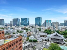 【東京都/港区高輪】アルス高輪フェアヒルズ 眺望：リビングダイニングから(ズームなし)