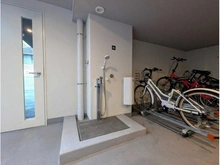 【東京都/北区王子】プラウド王子神谷 共用部：ペット足洗い場