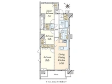 【東京都/目黒区原町】パークホームズ西小山 間取り図