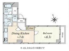 【東京都/港区麻布十番】グレイス麻布十番 間取り図