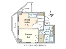 【東京都/世田谷区玉川台】エスコートノヴェル用賀 間取り図