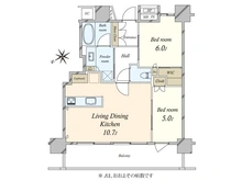 【東京都/江東区東雲】パークタワー東雲 間取り図