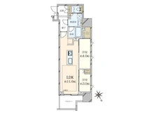 【東京都/品川区西五反田】プラウド五反田 間取り図