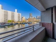 【東京都/中央区勝どき】クレアシティ勝どきアットステーション バルコニー