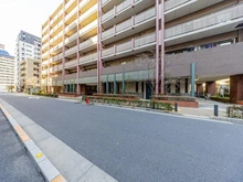 【東京都/中央区勝どき】クレアシティ勝どきアットステーション 前面道路