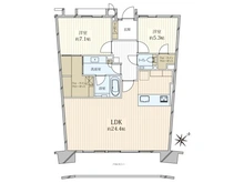 【東京都/世田谷区深沢】深沢ハウス L棟 間取り図