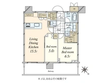 【東京都/品川区小山】パークシティ武蔵小山ザタワー 間取り図
