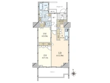 【東京都/中央区晴海】HARUMI FLAG SUN VILLAGE E棟 間取り図