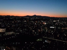 【神奈川県/川崎市中原区中丸子】THE KOSUGI TOWER 眺望：バルコニーから（ズームなし）