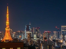 【東京都/港区六本木】六本木ヒルズレジデンス B棟 眺望：バルコニーからの眺望（ズーム有）