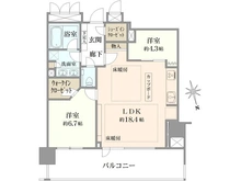【東京都/港区南麻布】パークホームズ南麻布ザレジデンス 間取り図