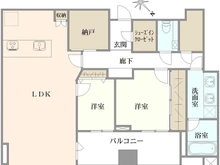 【東京都/港区三田】シティタワー麻布十番 間取り図