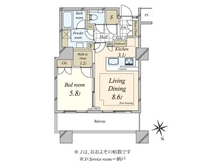 【東京都/港区三田】パークコート麻布十番ザ・タワー 間取り図
