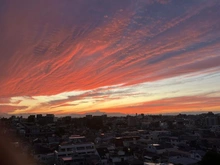 【東京都/目黒区原町】ラ・フォルム目黒原町 眺望：ズームなし・夕景