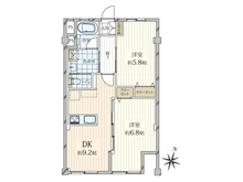 【東京都/港区南麻布】麻布コーポラス 間取り図