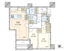 【東京都/港区高輪】プレミストタワー白金高輪 間取り図