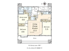 【東京都/台東区元浅草】クリオ浅草弐番館 間取り図
