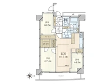 【神奈川県/横浜市西区みなとみらい】M.M.TOWERS FORESIS L棟 間取り図