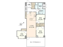 【東京都/港区元麻布】ウィスタリア元麻布 間取り図