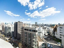 【東京都/渋谷区恵比寿】恵比寿ブルーメ 眺望：ルーフバルコニーから